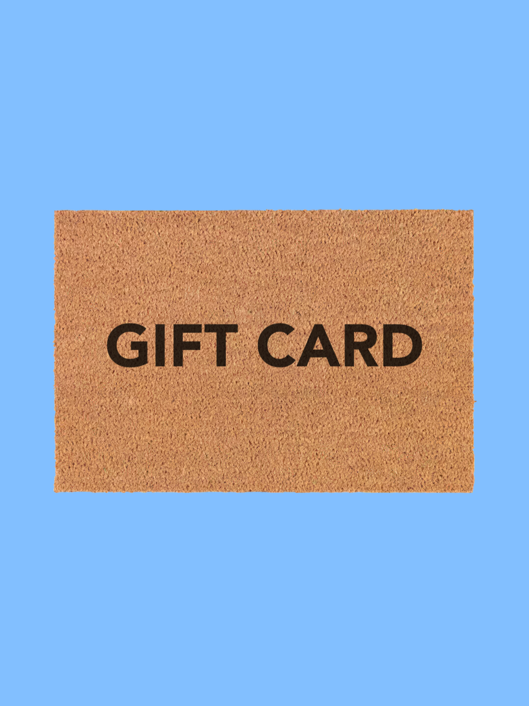 Gift card sotto i piedi